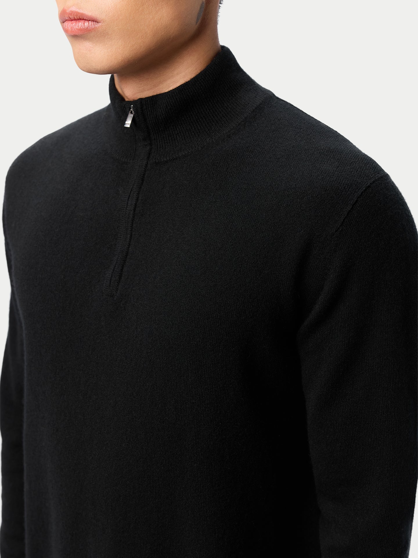 Timeless Half-Zip Cashmere Jumper