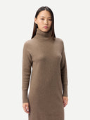 Women's Seamless Turtleneck Cashmere Dress | GOBI UK
