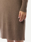 Women's Seamless Turtleneck Cashmere Dress | GOBI UK