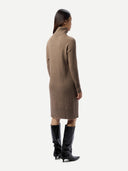 Women's Seamless Turtleneck Cashmere Dress | GOBI UK