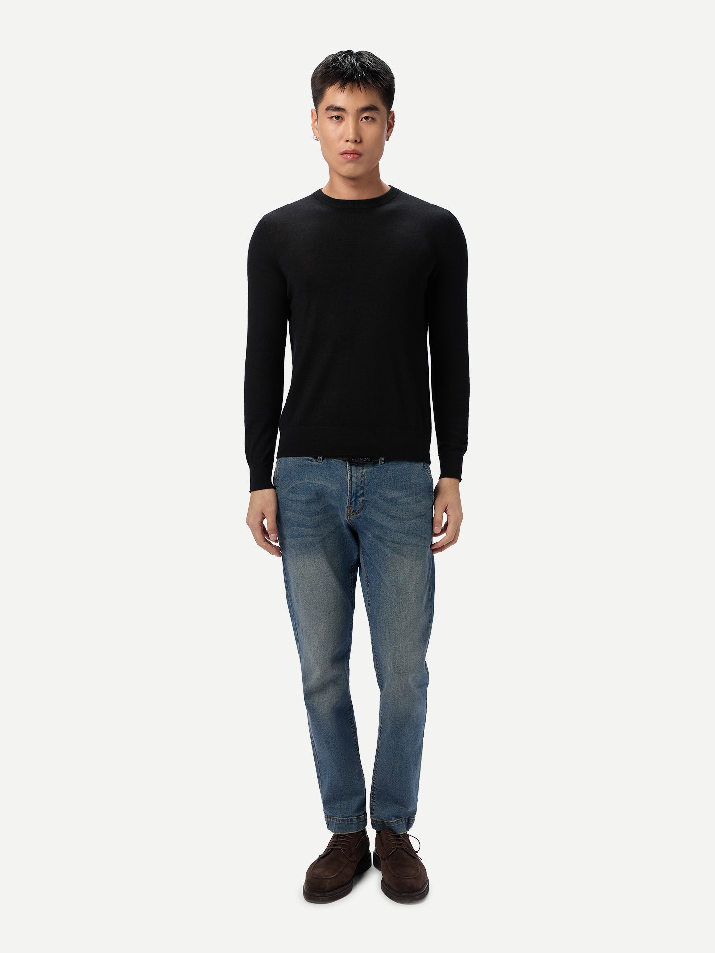 Cashmere Silk C-Neck Jumper