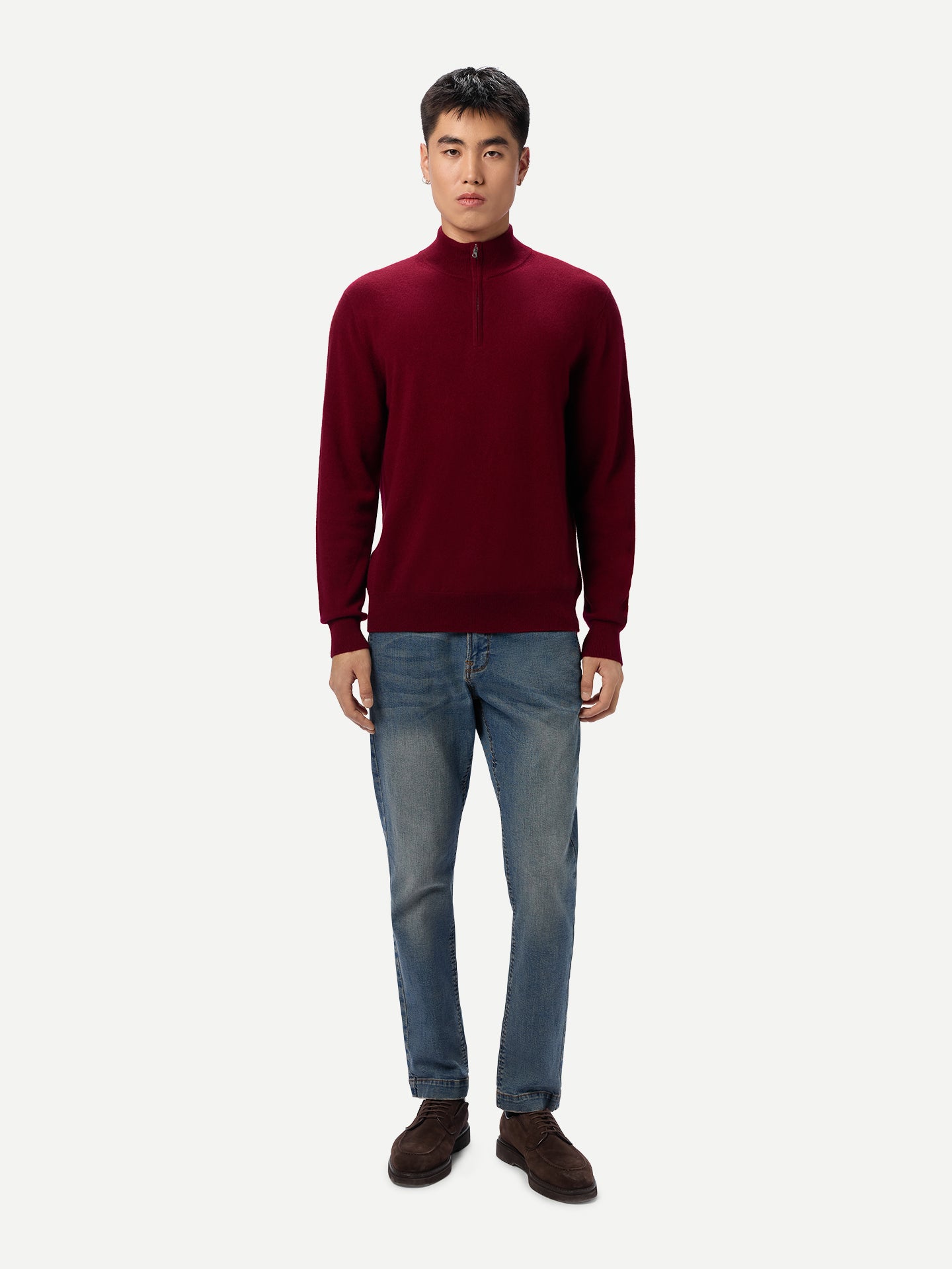 Timeless Half-Zip Cashmere Jumper