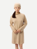 Women's Seamless Crewneck Cashmere Dress | GOBI UK