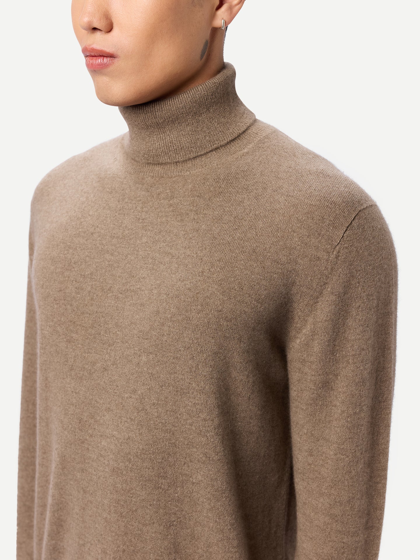 Timeless Organic Turtleneck Cashmere Jumper