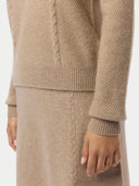 Women's Cropped Crewneck Cashmere Jumper | GOBI UK