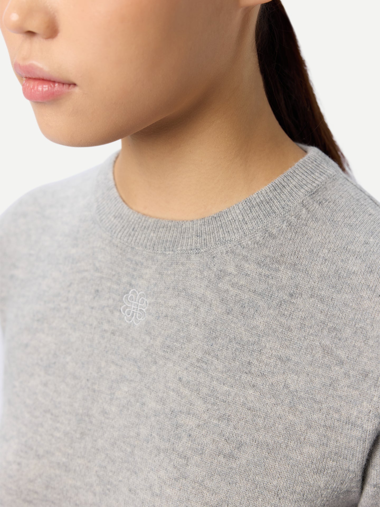 Short-Sleeve Cashmere Jumper