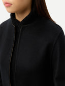 Women's Cashmere Poncho Jacket with Pockets | GOBI Cashmere #color_steel-silver