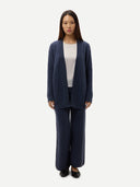 Women's Wide-Leg Ajour Knit Cashmere Trousers | GOBI UK