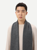 Ribbed Cashmere Scarf Plum Kitten - Gobi Cashmere #color_plum-kitten