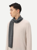 Ribbed Cashmere Scarf Plum Kitten - Gobi Cashmere #color_plum-kitten