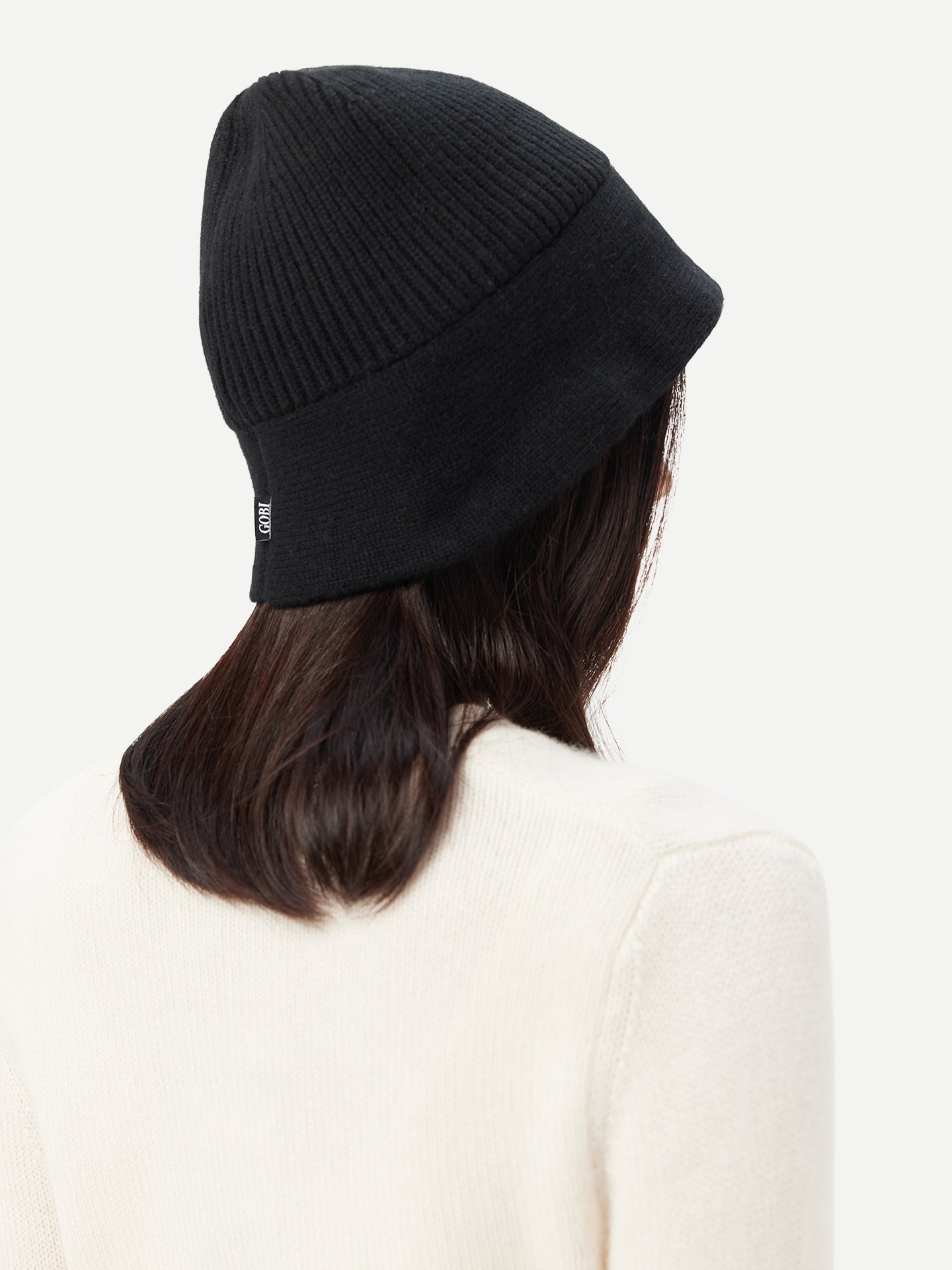 Wide-Brim Cashmere Hat