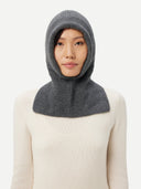 Women's Cashmere Cable-Knit Cashmere Hood Gray - Gobi Cashmere #color_plum-kitten