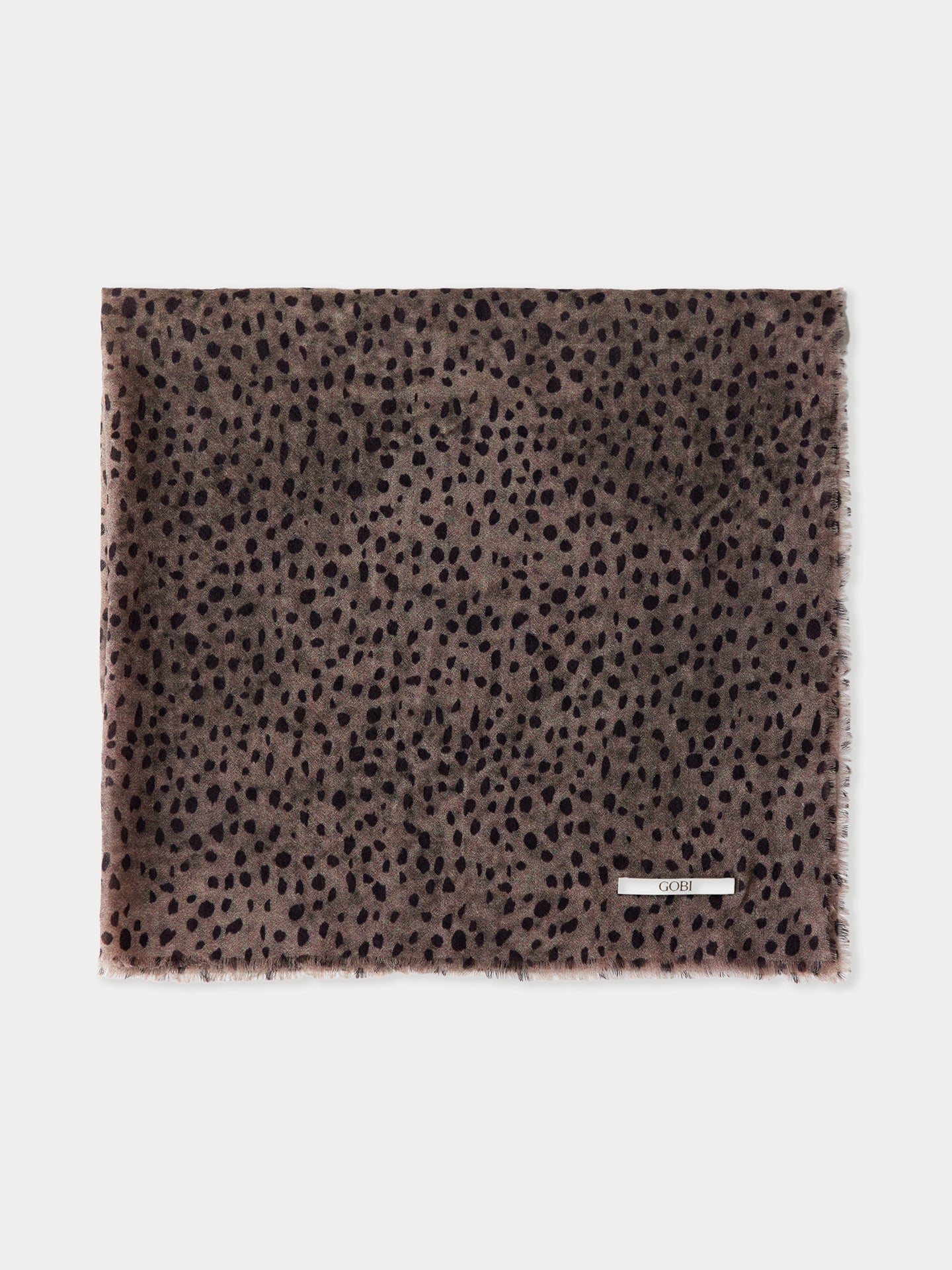 Dune Dots Printed Cashmere Square Shawl