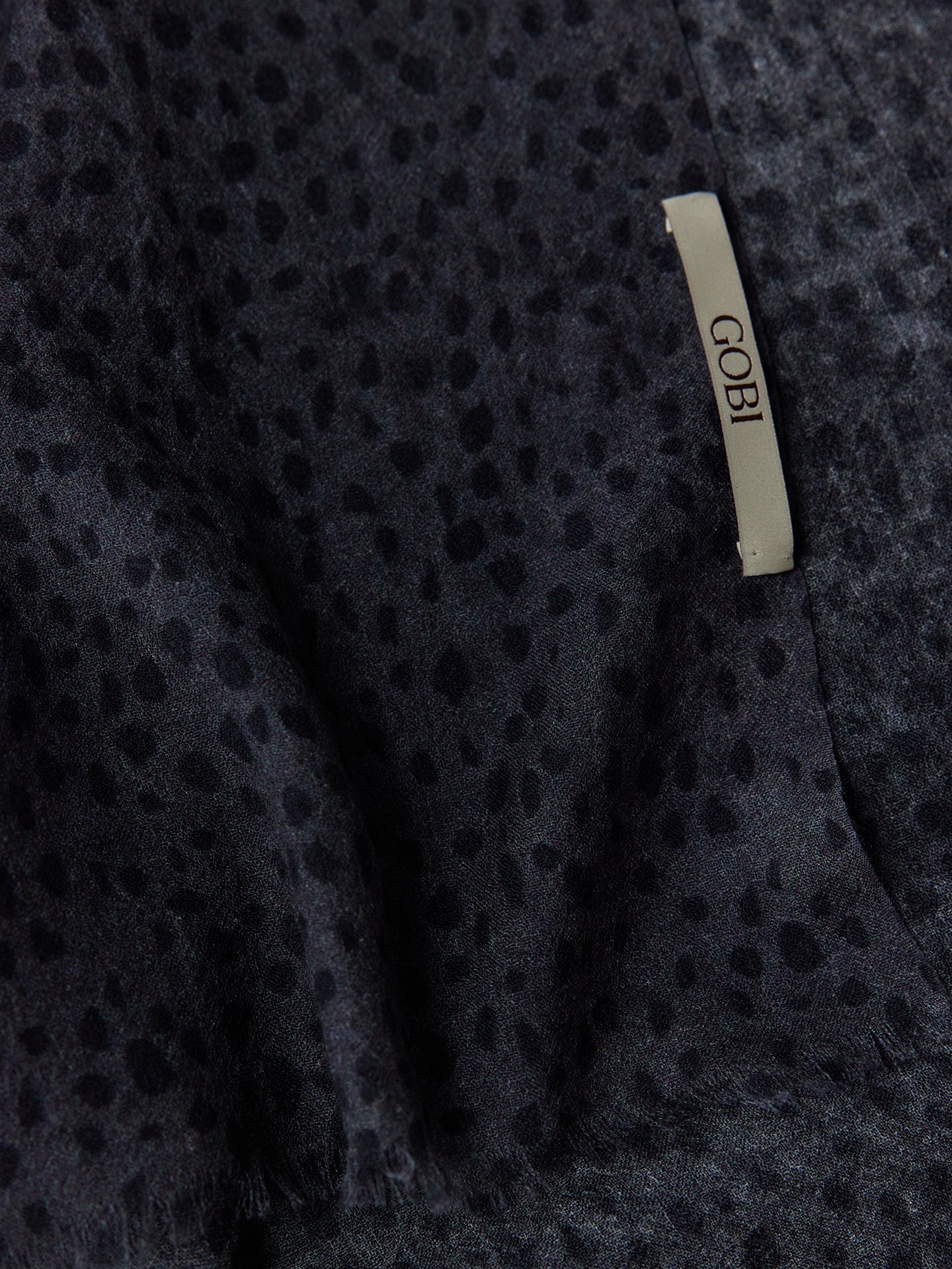 Dune Dots Printed Cashmere Shawl