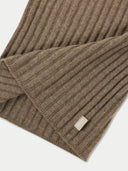 Unisex Cashmere Neck Collar Scarf in Taupe | GOBI UK #color_taupe