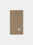 Organic Colour Cashmere Jersey Knit scarf Taupe - Gobi Cashmere #color_taupe
