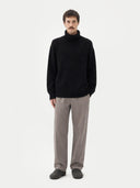 Men's Cashmere Turtleneck Black - Gobi Cashmere