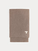 Unisex Lightweight Cashmere Shawl Taupe - Gobi Cashmere