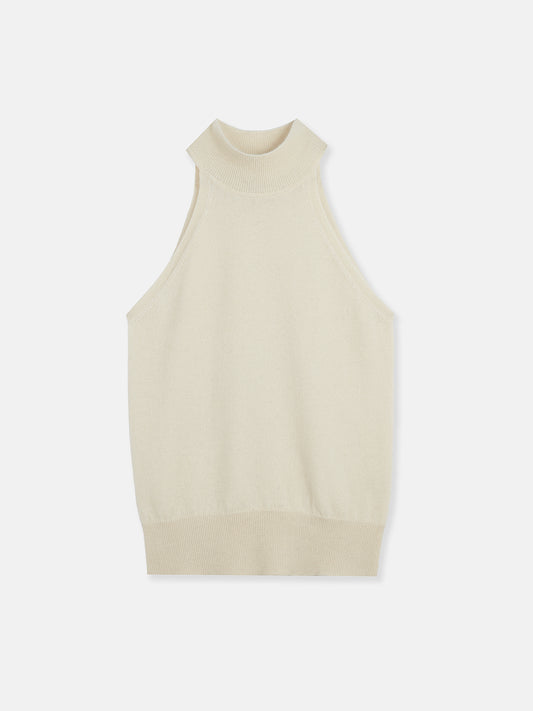 GOBI Cashmere - Responsible Cashmere - Cashmere Sleeveless Turtleneck