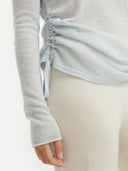 Women's Silk Cashmere Boat Neck Ice Flow - Gobi Cashmere #color_ice-flow