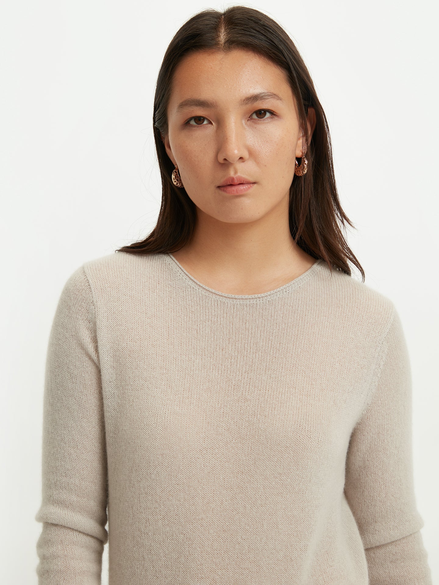Women's Cashmere Lightweight Dress Grey - Gobi Cashmere