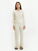Women's Silk Cashmere Boat Neck - Gobi Cashmere #color_marshmallow