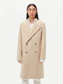 GOBI Double-Breasted Men’s Cashmere Coat - Giorgio Spina Collection #color_beige