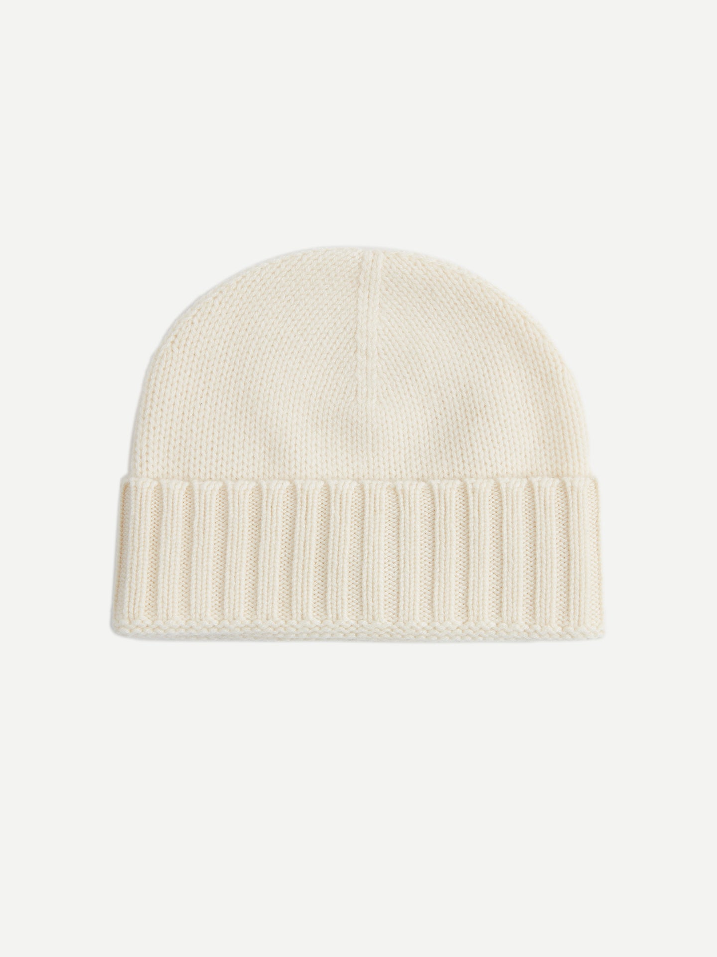 Cashmere Rib Knit Hat /Unisex/