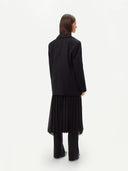 Women's Double-Breasted Cashmere Blazer Grey - GOBI Country-Chic Collection #color_charcoal