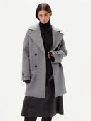 Women's GOBI Cashmere Peacoat Grey - Exclusive Giorgio Spina Collection - Gobi Cashmere #color_dim-gray
