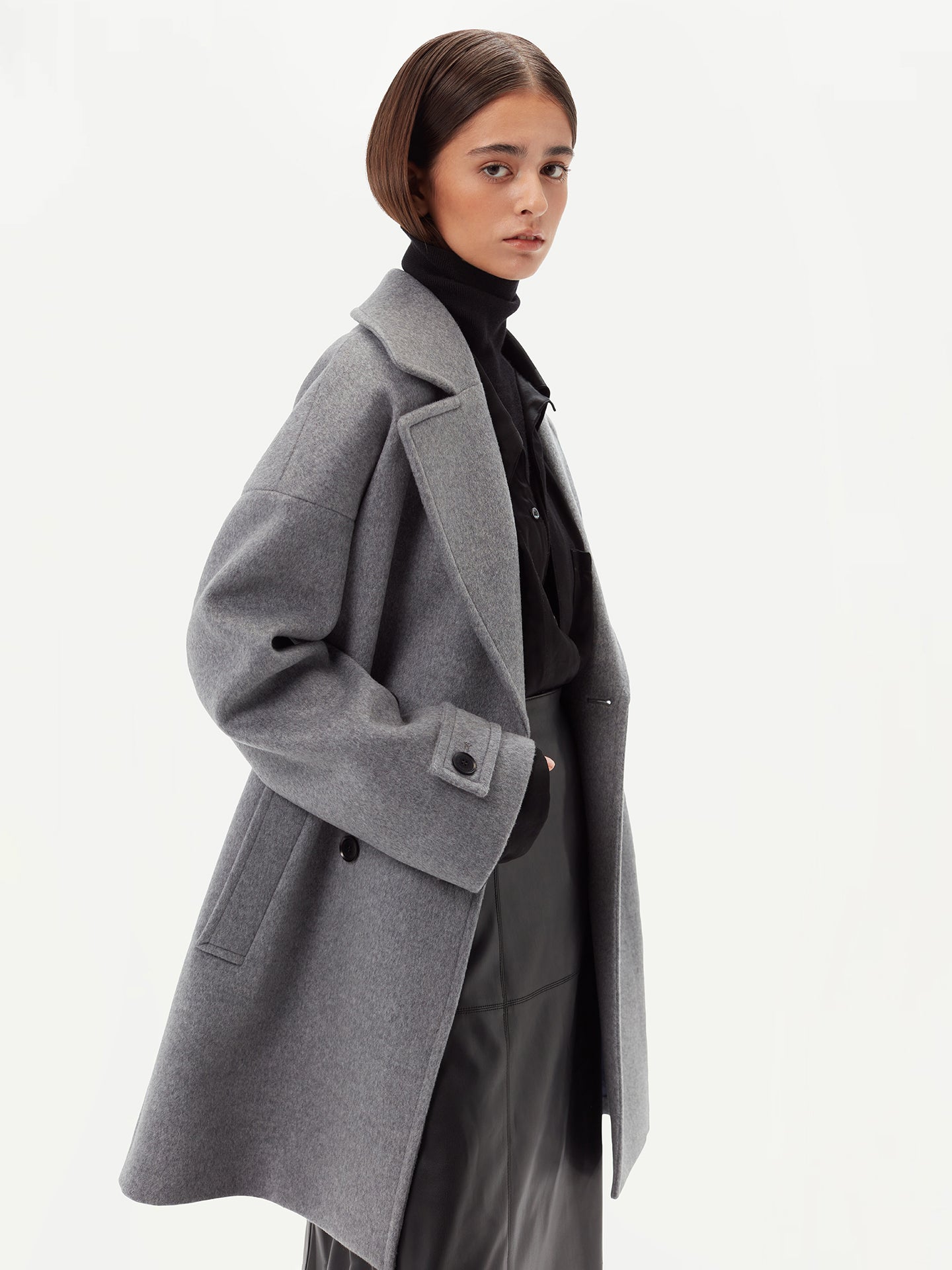 GOBI Cashmere Peacoat Dim Gray - Exclusive Giorgio Spina Collection - Gobi Cashmere