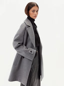 Women's GOBI Cashmere Peacoat Grey - Exclusive Giorgio Spina Collection - Gobi Cashmere #color_dim-gray