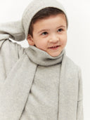 Kids’ Cashmere Beanie in Dawn Blue | GOBI Cashmere UK #color_dawn-blue