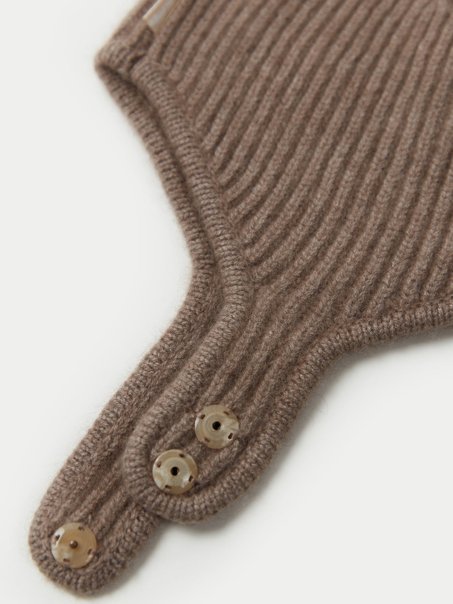 Organic Colour Cashmere Knitted Aviator Cap
