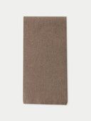 Organic Colour Cashmere Fisherman Knit Scarf Taupe - Gobi Cashmere #color_taupe
