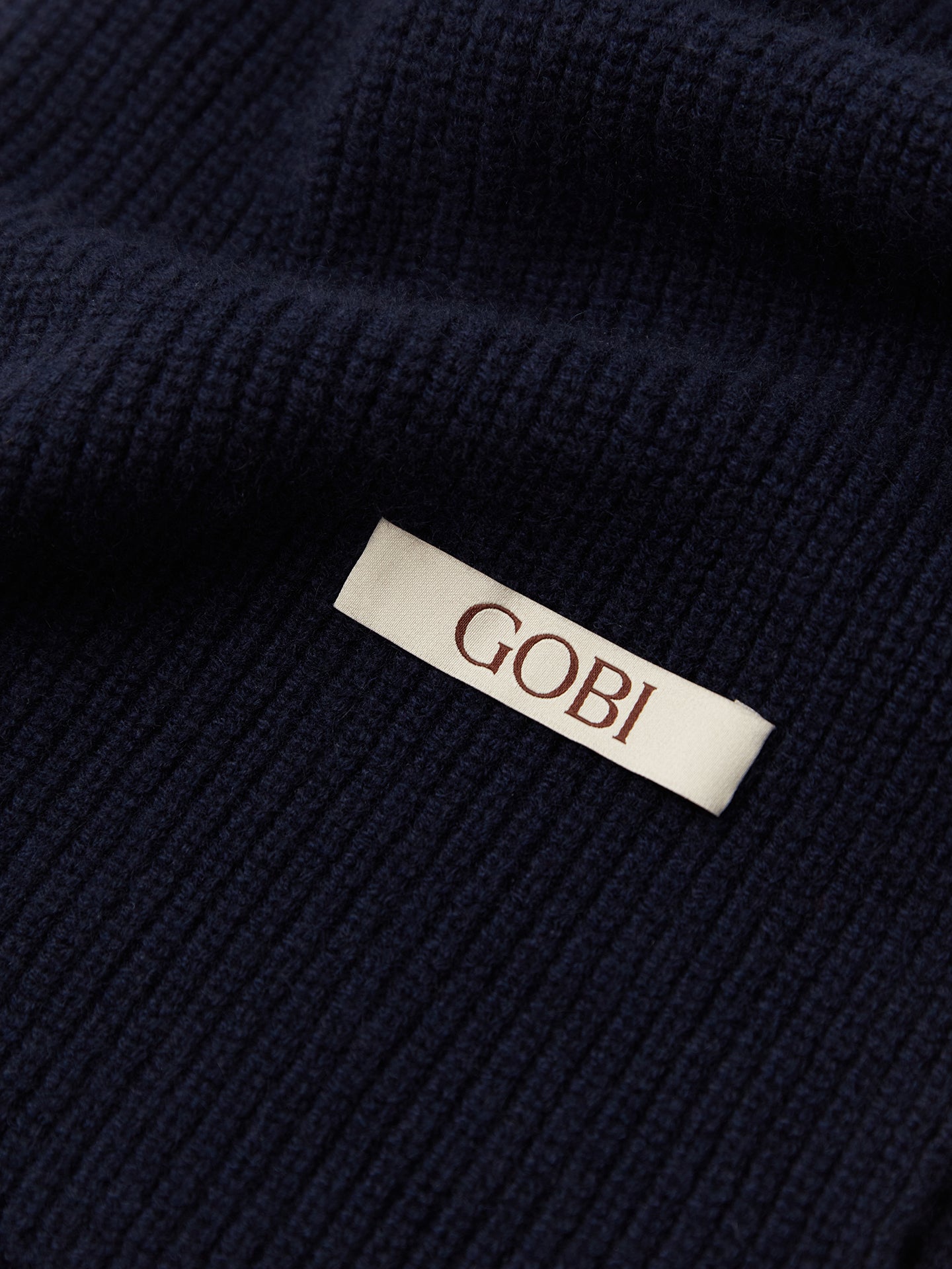 Cashmere Fisherman Knit Scarf