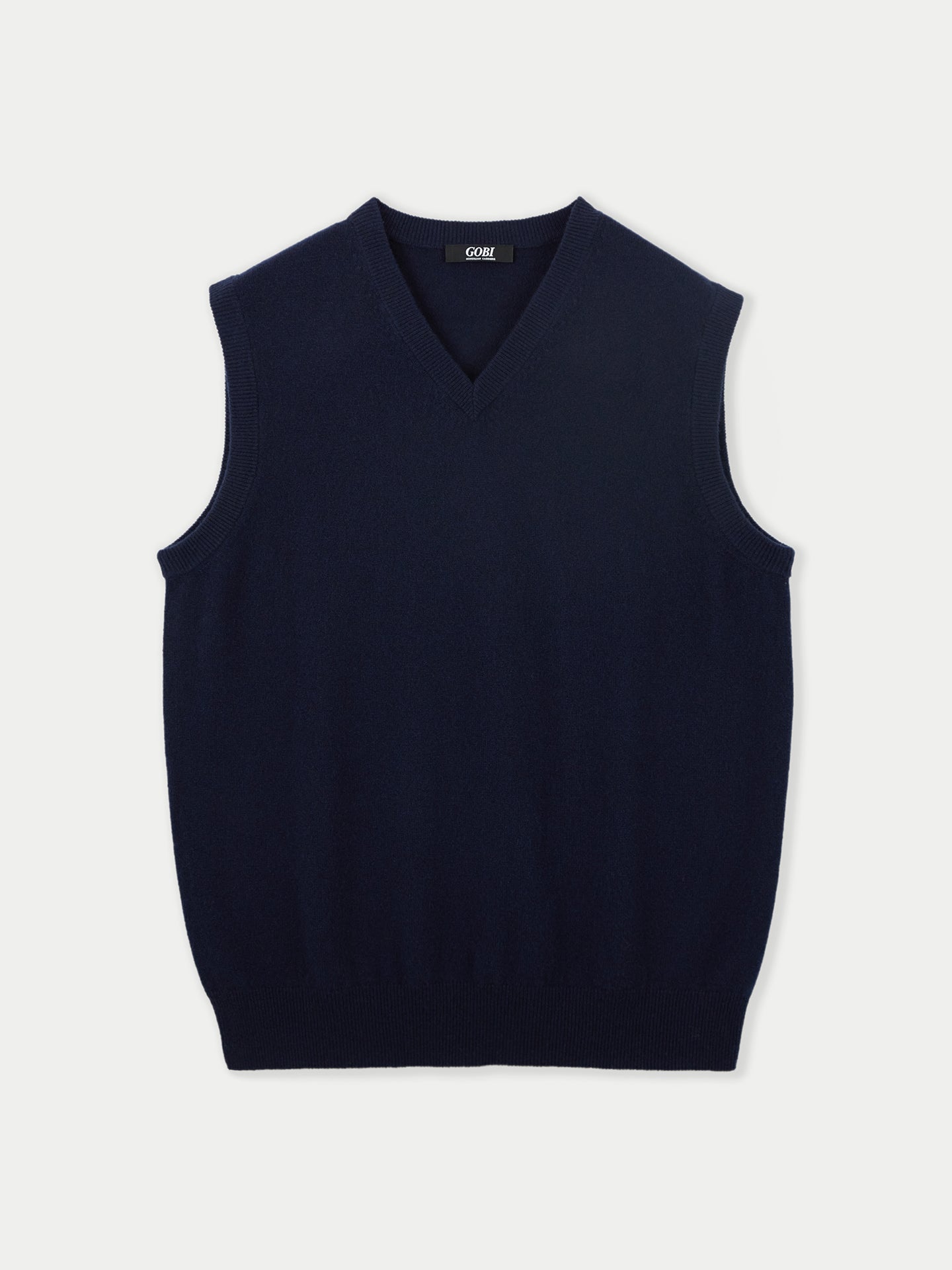 Men's Cashmere Vest Navy - Gobi Cashmere