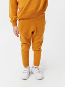 Kids Cashmere Track Pants Cadmium Yellow - Gobi Cashmere #color_cadmium-yellow