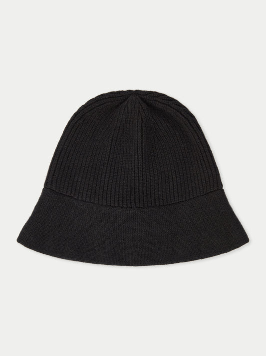 Wide-Brim Cashmere Hat