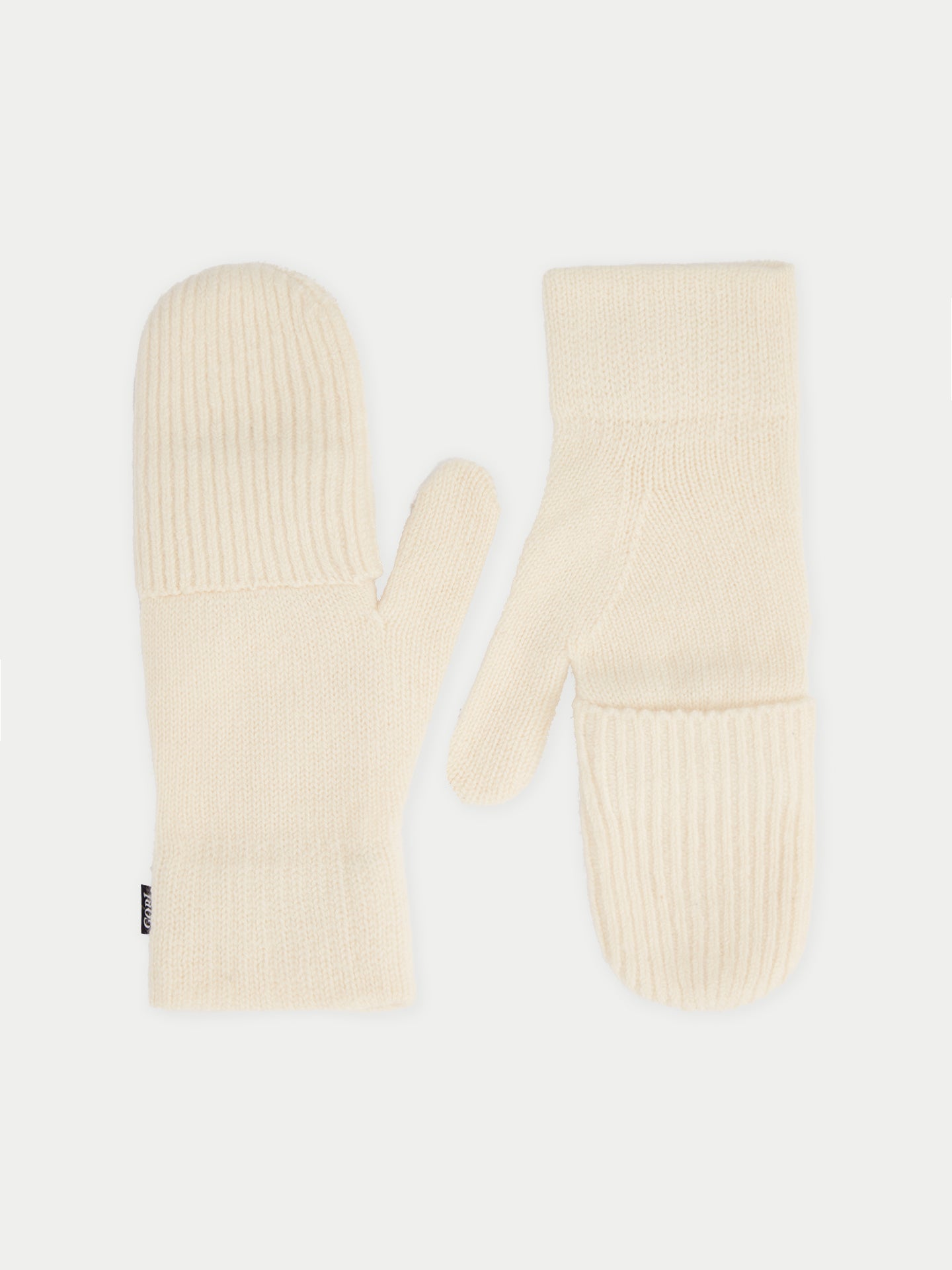 Cashmere Fingerless Gloves with Flap