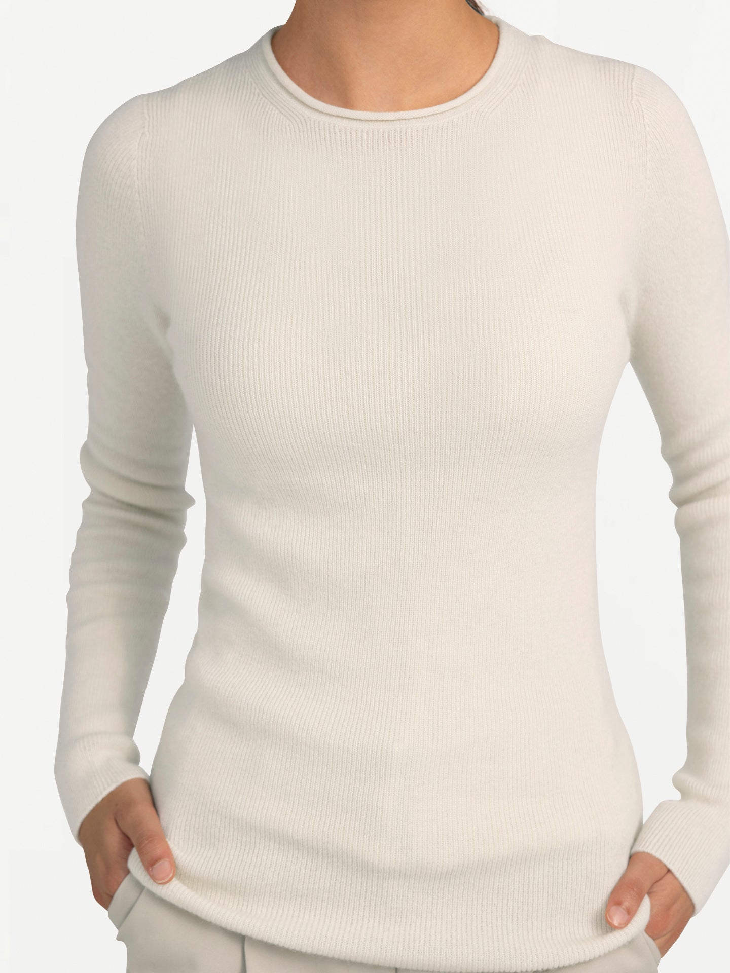 Organic Colour Lightweight Crew-Neck Jumper