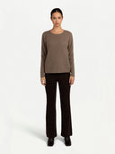 Women's GOBI Cashmere Jumper Giorgio Spina Taupe #color_taupe