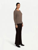 Women's GOBI Cashmere Jumper Giorgio Spina Taupe #color_taupe