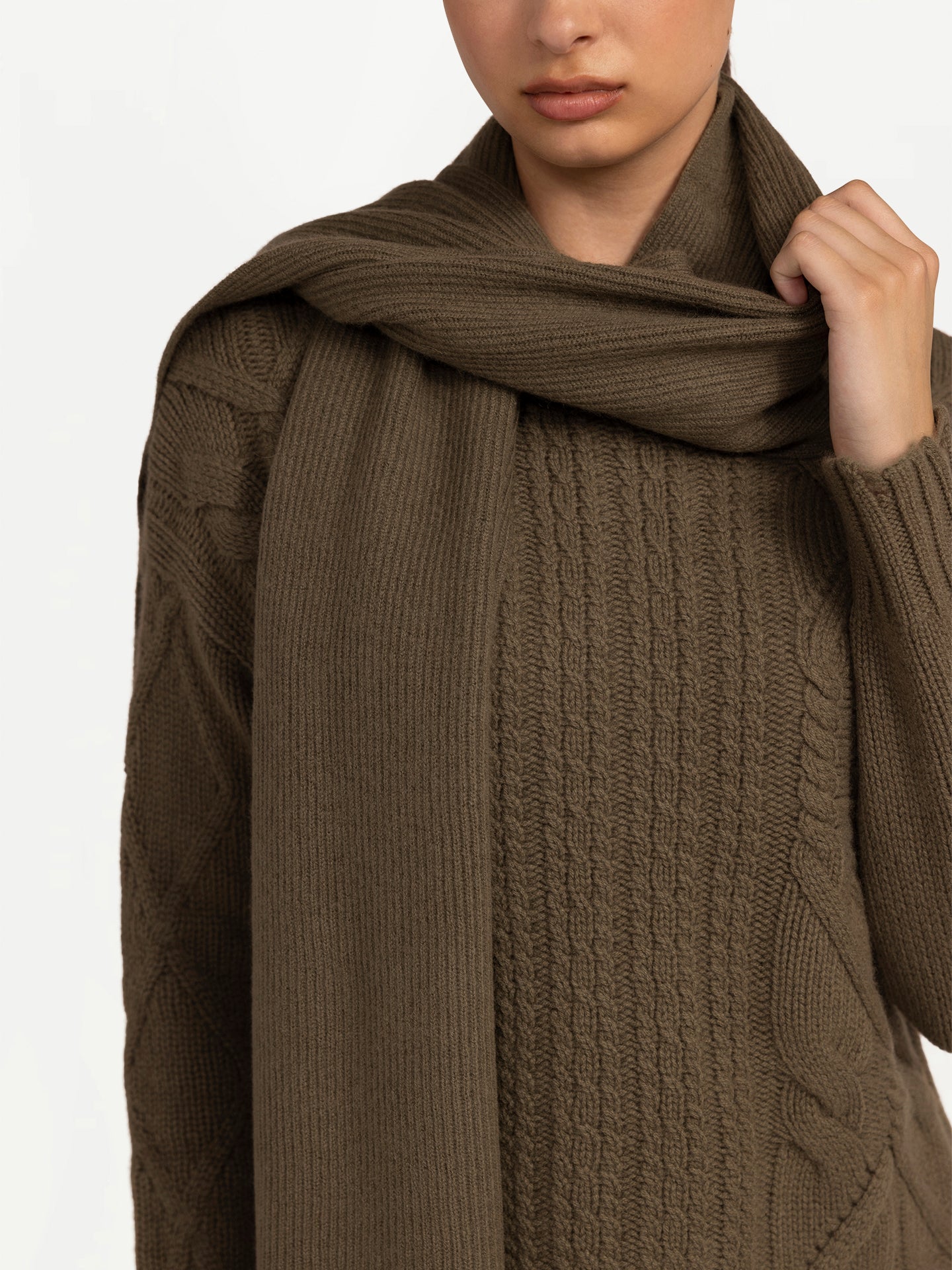 Oversized Cashmere Scarf