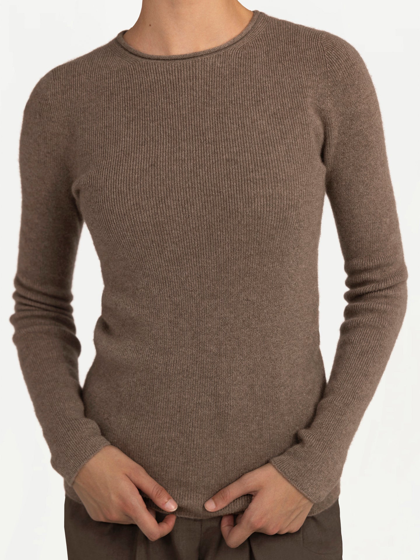 Organic Colour Lightweight Crew-Neck Jumper