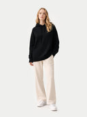Cashmere Pullover Hoodie Black - Gobi Cashmere