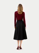 Timeless Cashmere Turtleneck Jumper Bordeaux - Gobi Cashmere