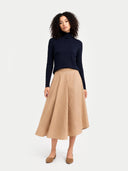 Timeless Cashmere Turtleneck Jumper Navy Blazer - Gobi Cashmere