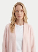 Cashmere Open-Front Cardigan Peach Blush - Gobi Cashmere #color_light-blush