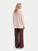 Cashmere Open-Front Cardigan Peach Blush - Gobi Cashmere